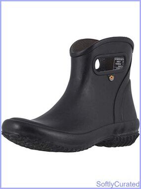 Waterproof Rubber Ankle Boot Pull-On Rain Gardening